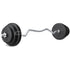 90kg EnduraCast Barbell Weight Set with Weight Tree, PVC Coated Set Kit
