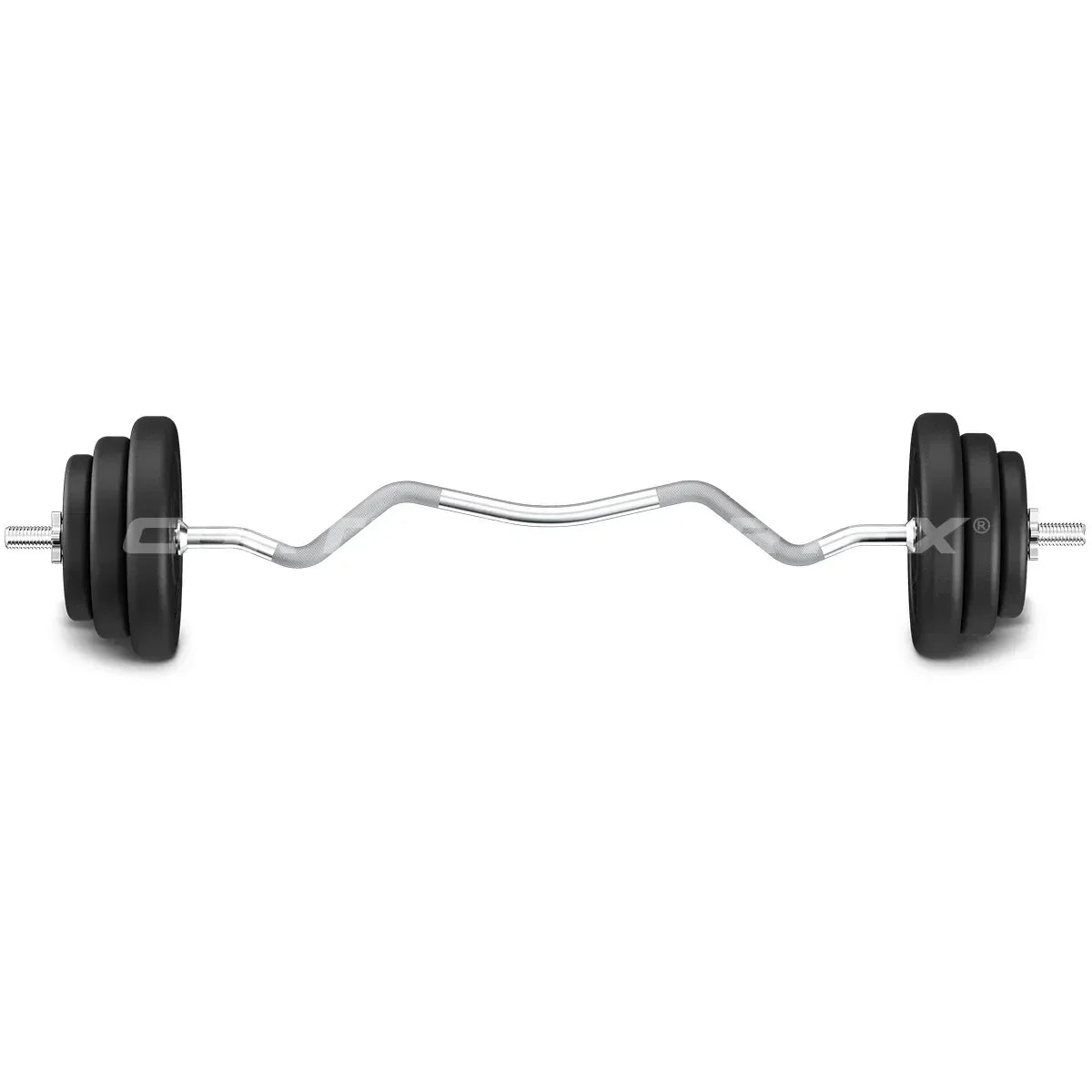 40kg EnduraCast Curl Bar Weight Set