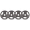 1.25kg Tri-Grip Standard Plates 25mm (Set of 4)