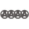 5kg Tri-Grip Standard Plates 25mm (Set of 4)