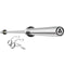 ATHENA100 200cm 15kg Womens' Olympic Barbell With Spring Collars