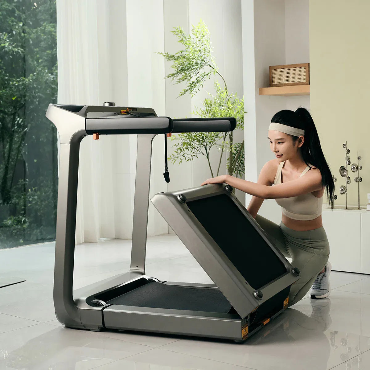 X218 Double-Fold Treadmill, 1.75HP Motor, 136kg Max Load Rated