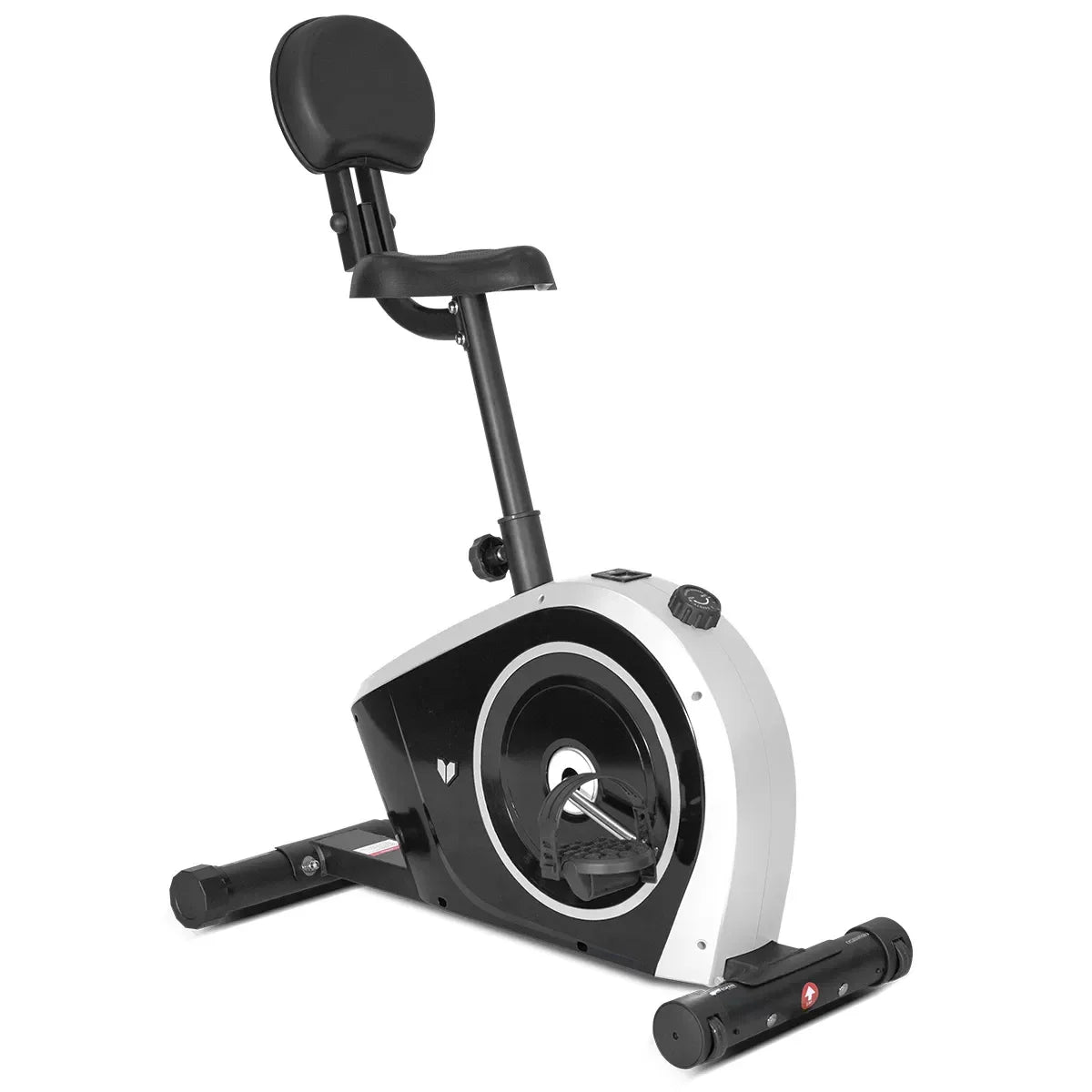 Cyclestation 3 Exercise Bike with ErgoDesk Automatic Standing Desk 150cm in White/Black