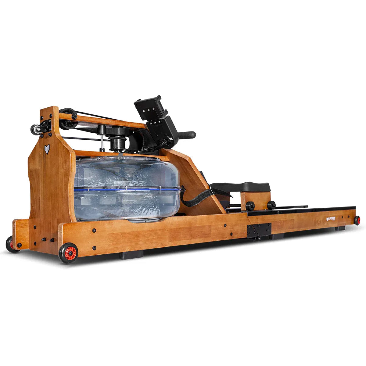 ROWER-760 Water Resistance Foldable Rowing Machine, Oak Frame, 200kg Cap