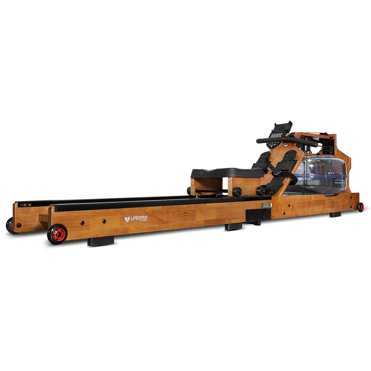 ROWER-760 Water Resistance Foldable Rowing Machine, Oak Frame, 200kg Cap