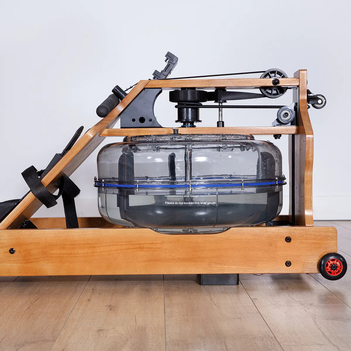 ROWER-760 Water Resistance Foldable Rowing Machine, Oak Frame, 200kg Cap