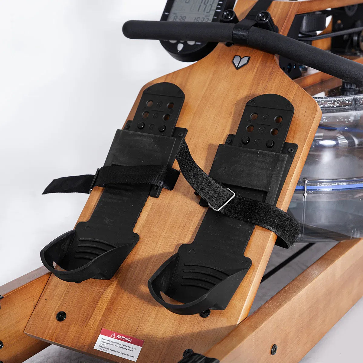 ROWER-760 Water Resistance Foldable Rowing Machine, Oak Frame, 200kg Cap