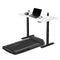 V-FOLD Treadmill with ErgoDesk Automatic Standing Desk 1500mm in White/Black