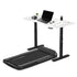 V-FOLD Treadmill with ErgoDesk Automatic Standing Desk 1500mm in White/Black
