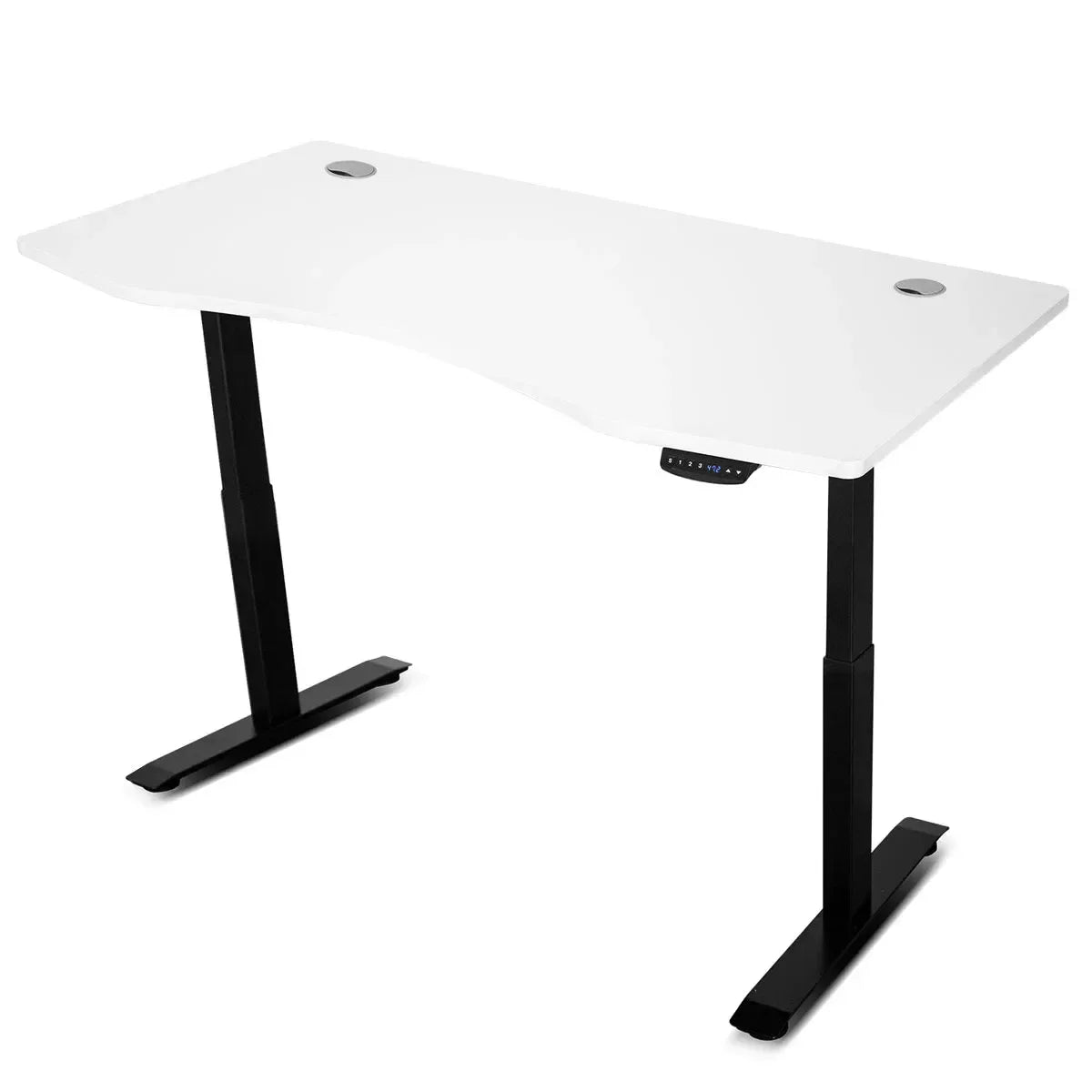 V-FOLD Treadmill with ErgoDesk Automatic Standing Desk 1500mm in White/Black