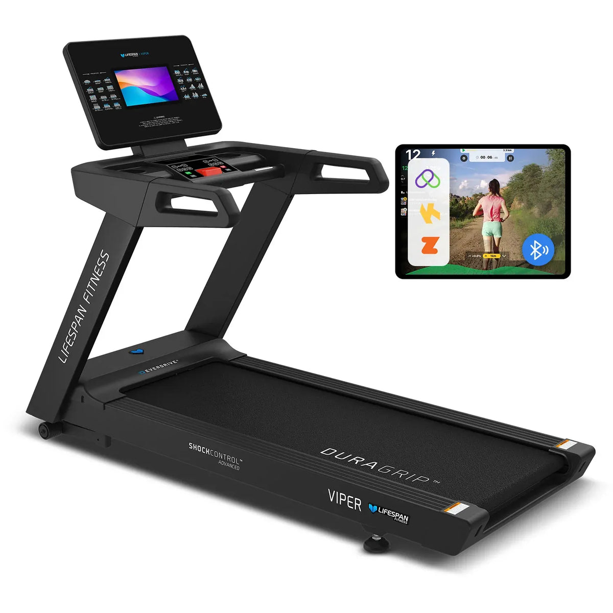Viper 5 Smart Treadmill 15.6 Inch Touchscreen 20km/h WiFi Home Gym