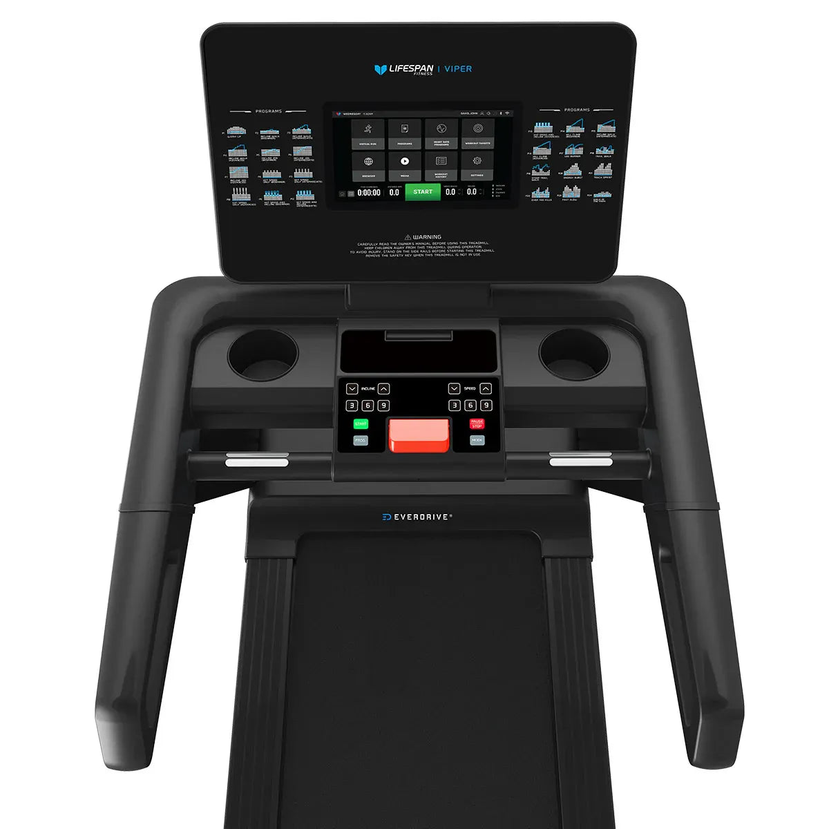 Viper 5 Smart Treadmill 15.6 Inch Touchscreen 20km/h WiFi Home Gym