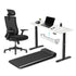 WalkingPad M2 + ErgoDesk 1500mm White + Cable Management + DM9 Chair