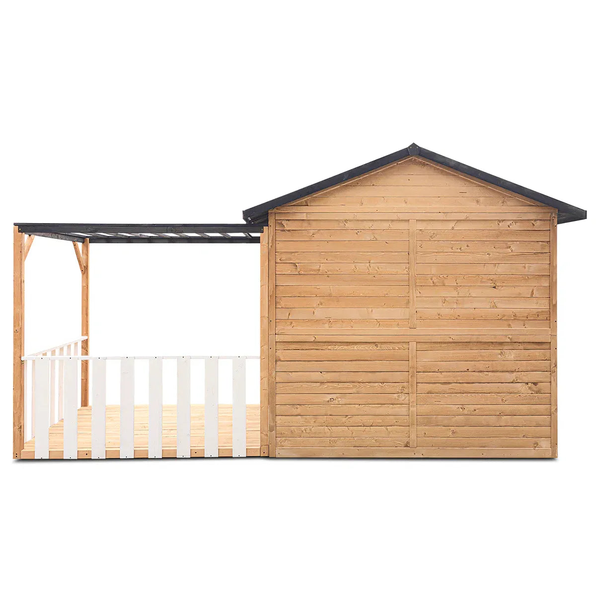 Burleigh Timber Cubby House with Pergola, Kids Outdoor Playhouse Set, 12mo