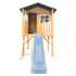 Burleigh Cubby House with 2.2m Slide, Pastel Blue, Timber, 45kg Per Child