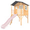 Burleigh Cubby House with 2.2m Slide, Pastel Pink, Timber, 45kg Per Child
