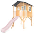 Burleigh Cubby House with 2.2m Slide, Pastel Pink, Timber, 45kg Per Child