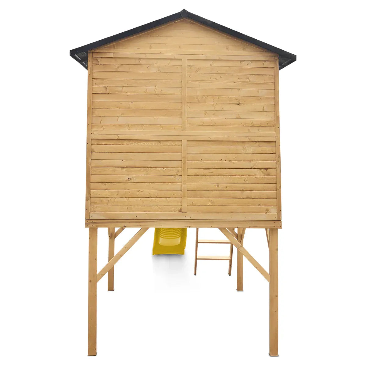 Burleigh Cubby House with 2.2m Slide, Premium Timber, Yellow, 45kg Per Child