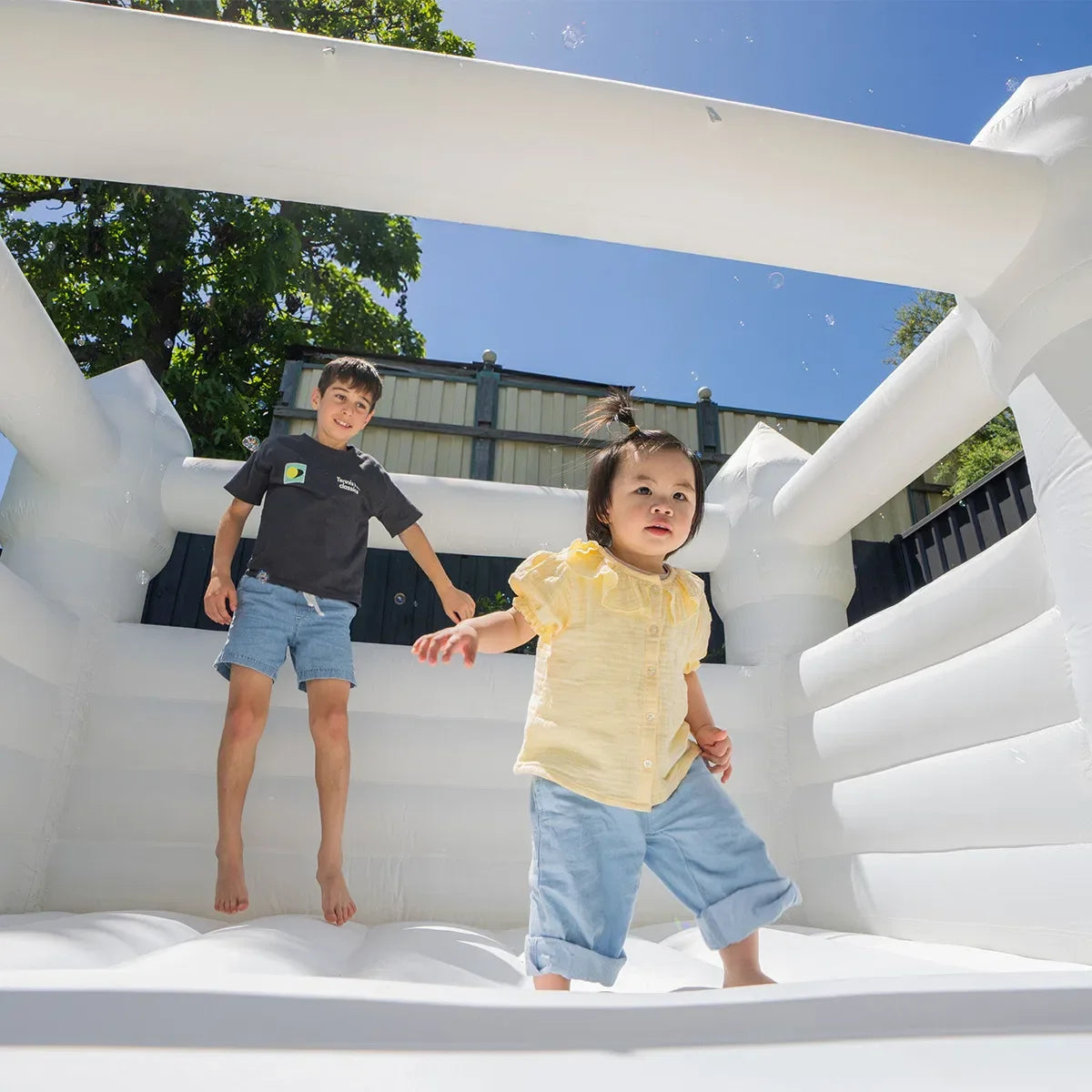 Palace Jumping Castle - White