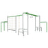 Junior Jungle Monsoon Kids Play Set Flying Fox Climbing Rope Net 4m