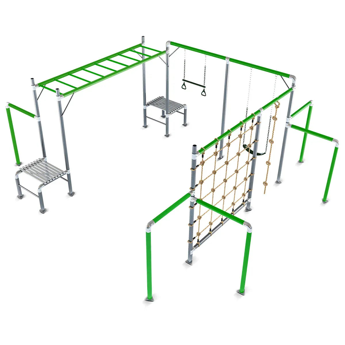 Junior Jungle Panama V2 Kids Play Set Monkey Bars Swing Trapeze 2.7m