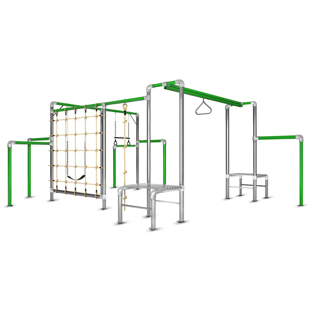 Junior Jungle Safari V2 Kids Play Set Flying Fox Swing Trapeze Ropes