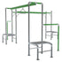 Junior Jungle Tarzan Flying Fox and Monkey Bars 2.6m Kids Outdoor Set