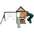 Lifespan Kids Claremont Swing Set & Play Centre with 2.2m Slide (Pastel Green)