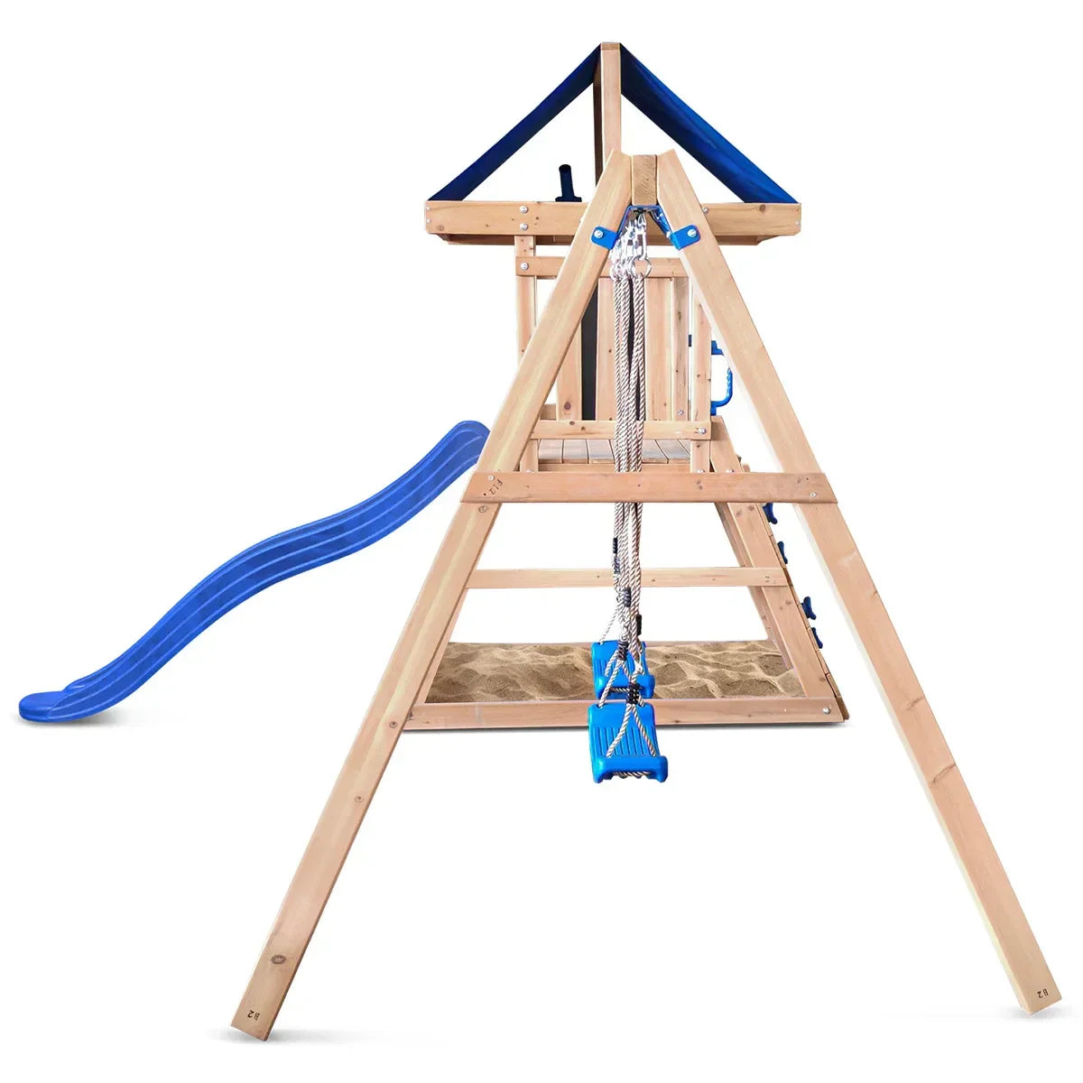 Hazelbrook Swing Set & Play Centre with 1.8m Slide (Blue)