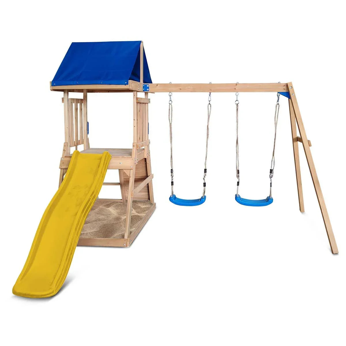 Hazelbrook Swing Set & Play Centre with 1.8m Slide (Yellow)
