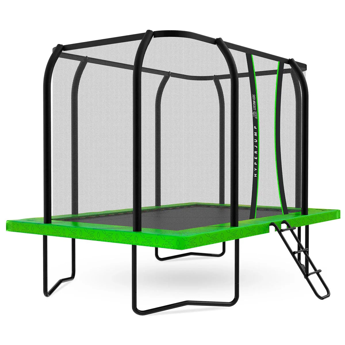 HyperJump 12ft x 8ft Rectangle Spring Trampoline, 78pcs Springs, 120kg