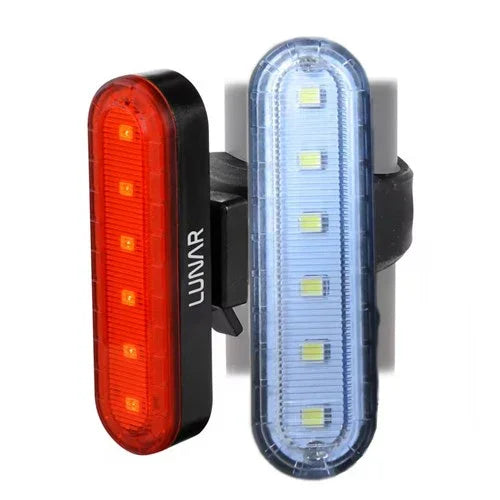 SUPERNOVA Bike Light Set – USB‑C Front & Rear Lights w/ 25/20 Lumens