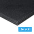 15mm Commercial Bevelled Edge Rubber Gym Tile Mat (1m x 1m) - Set of 6
