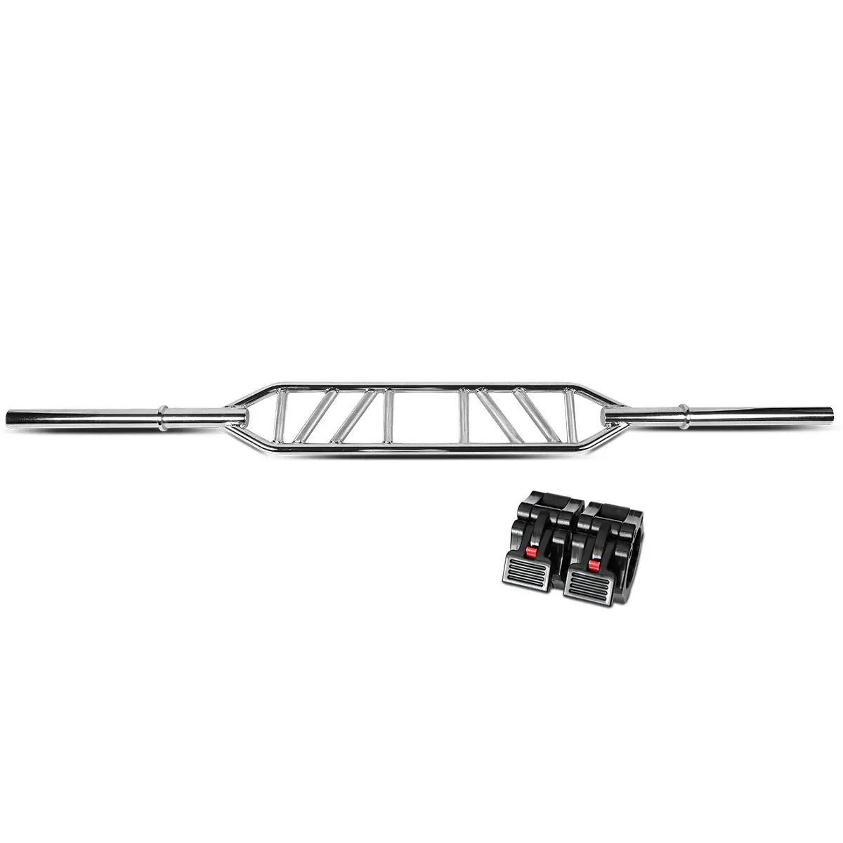 Olympic Swiss Bar (multi angle) with Lockjaw Collar