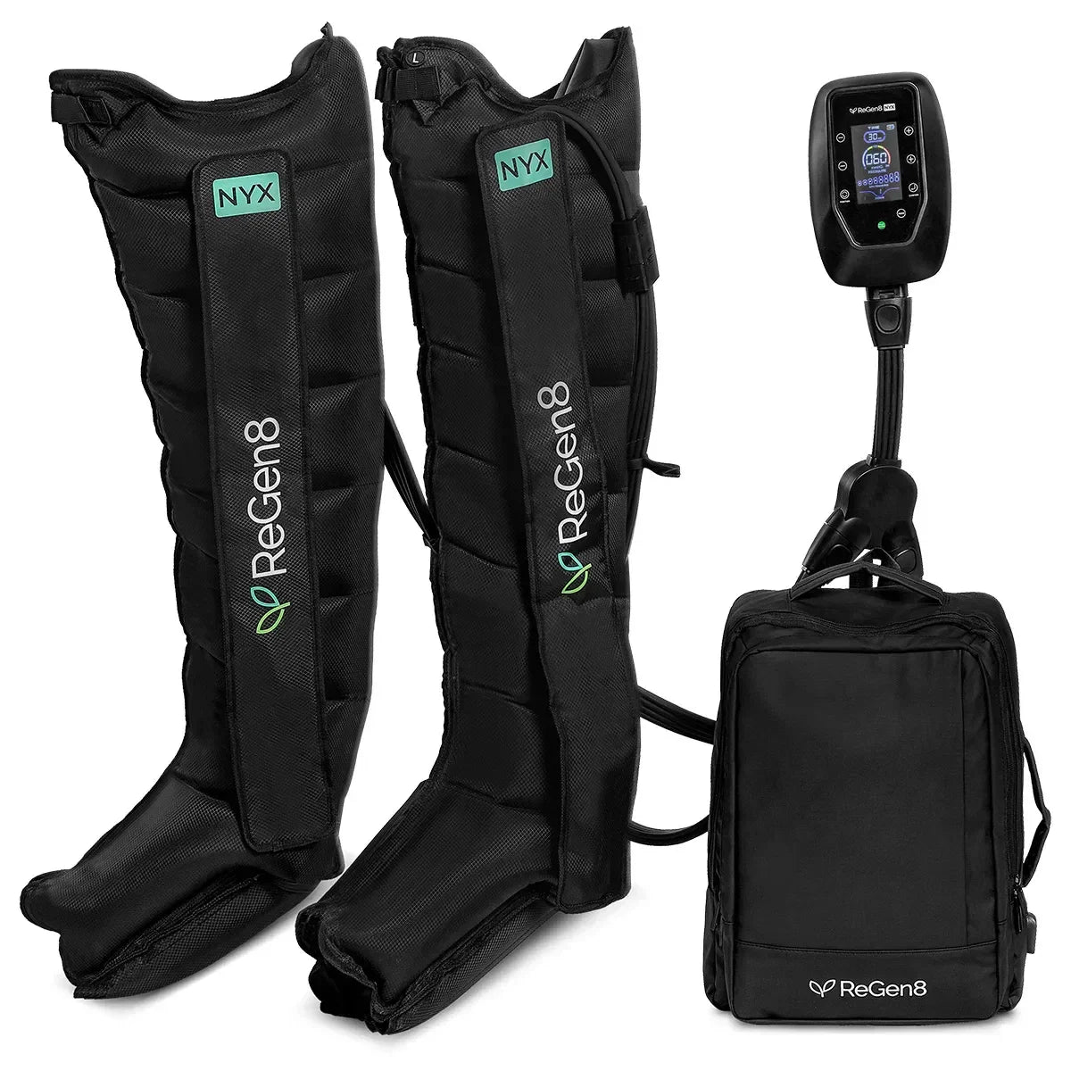 Nyx 8-Chamber Compression Recovery Boots (Large, 175-190cm)