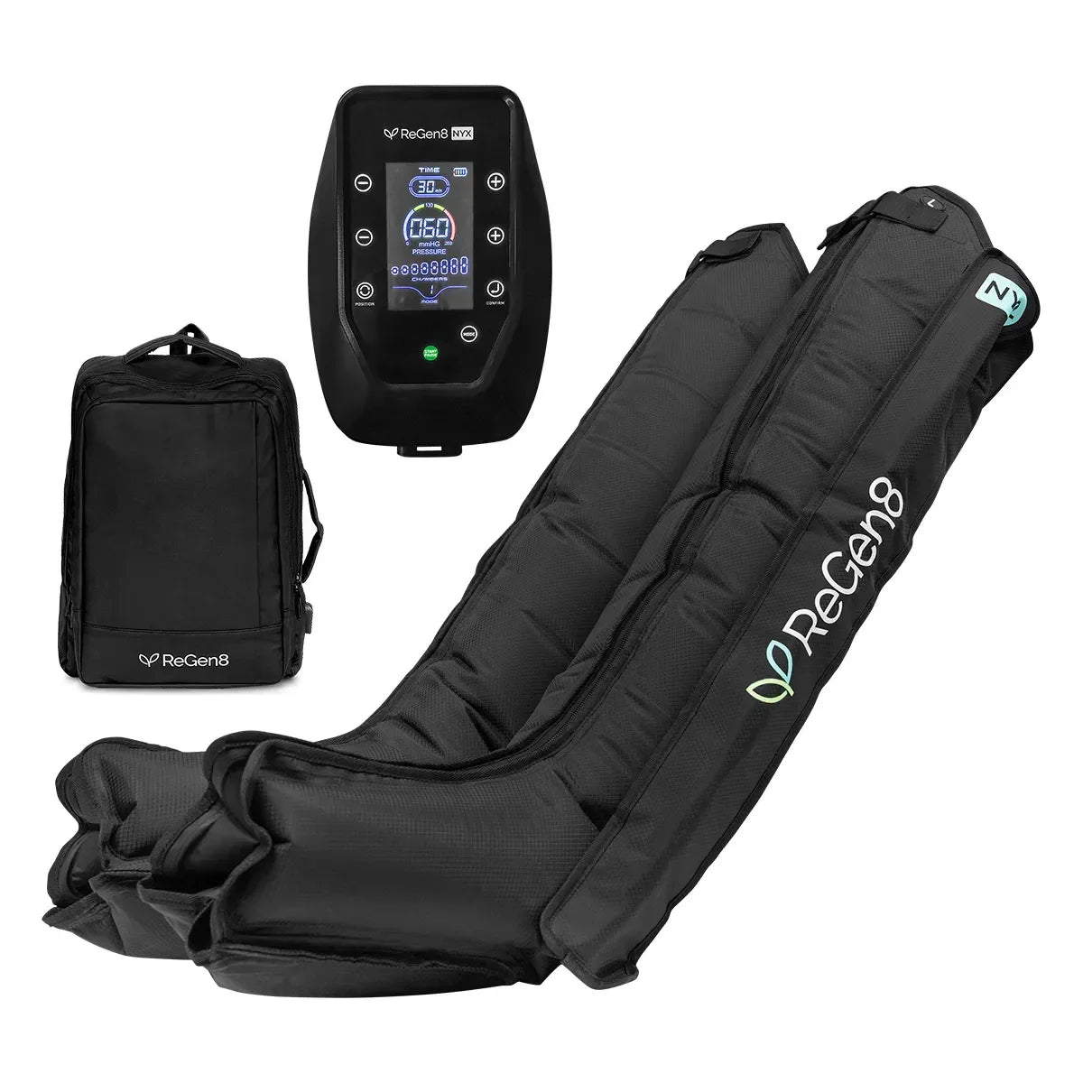 Nyx 8-Chamber Compression Recovery Boots (Medium, 160-175cm)