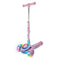 Zinc Three Wheel Folding Glow Ring Scooter