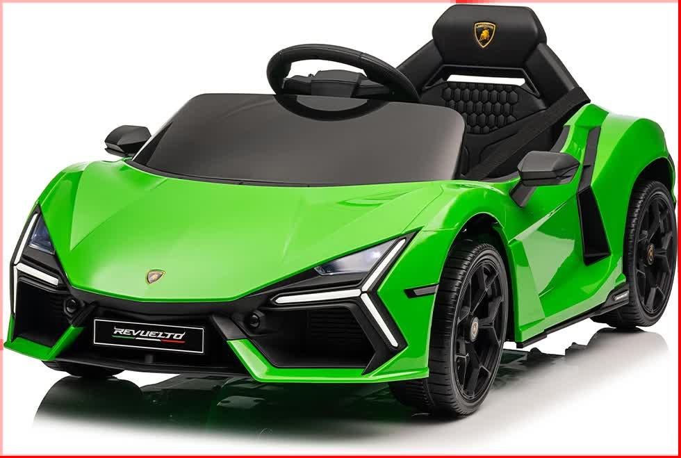 Lamborghini Kids Ride‑On Car – 12V, R/C, Scissor Doors, Lights, Music