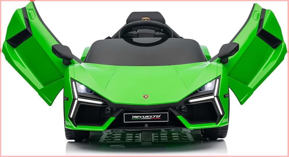 Lamborghini Kids Ride‑On Car – 12V, R/C, Scissor Doors, Lights, Music