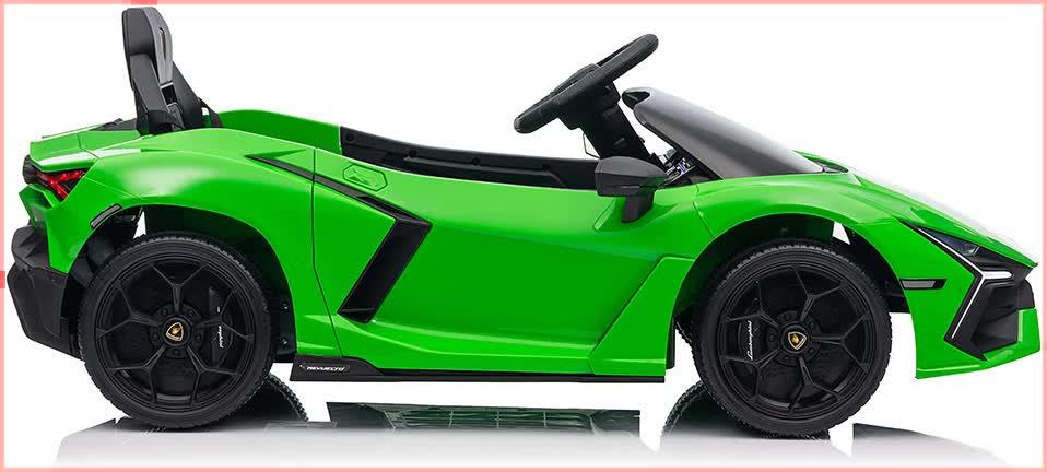 Lamborghini Kids Ride‑On Car – 12V, R/C, Scissor Doors, Lights, Music