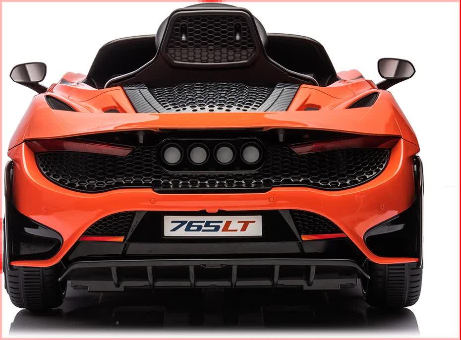 McLaren 765LT Ride‑On Car – Licensed, 12V, Scissor Doors, Remote Control