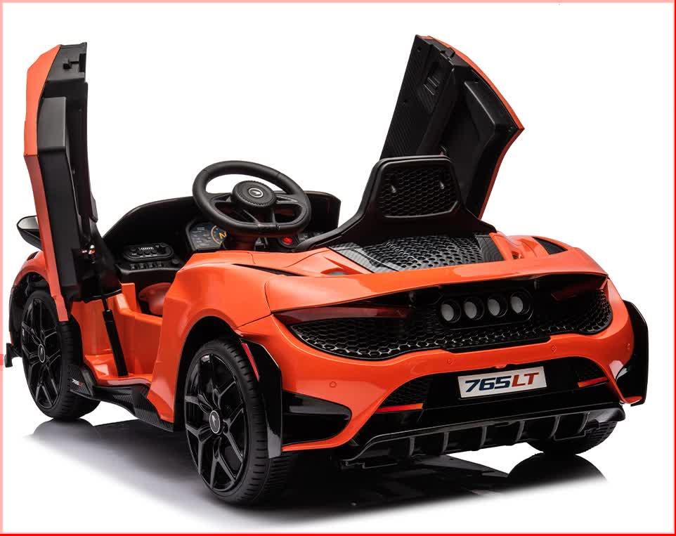 McLaren 765LT Ride‑On Car – Licensed, 12V, Scissor Doors, Remote Control