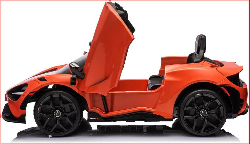 McLaren 765LT Ride‑On Car – Licensed, 12V, Scissor Doors, Remote Control