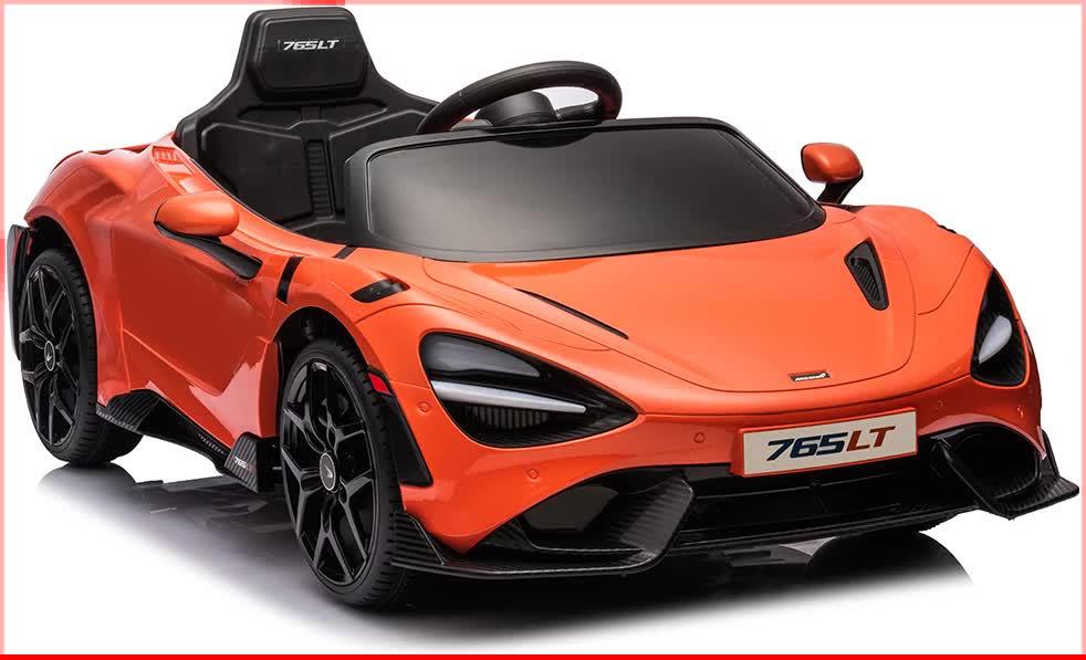 McLaren 765LT Ride‑On Car – Licensed, 12V, Scissor Doors, Remote Control