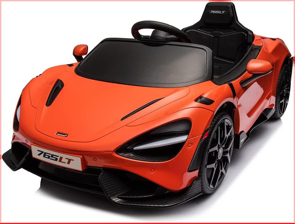 McLaren 765LT Ride‑On Car – Licensed, 12V, Scissor Doors, Remote Control