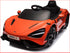 McLaren 765LT Ride‑On Car – Licensed, 12V, Scissor Doors, Remote Control