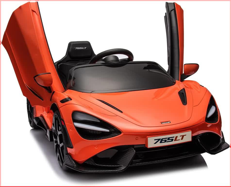 McLaren 765LT Ride‑On Car – Licensed, 12V, Scissor Doors, Remote Control