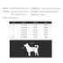 Pet Dog Raincoat Poncho Jacket Windbreaker Waterproof Clothes with Harness Hole-XS-Black (Single Layer)