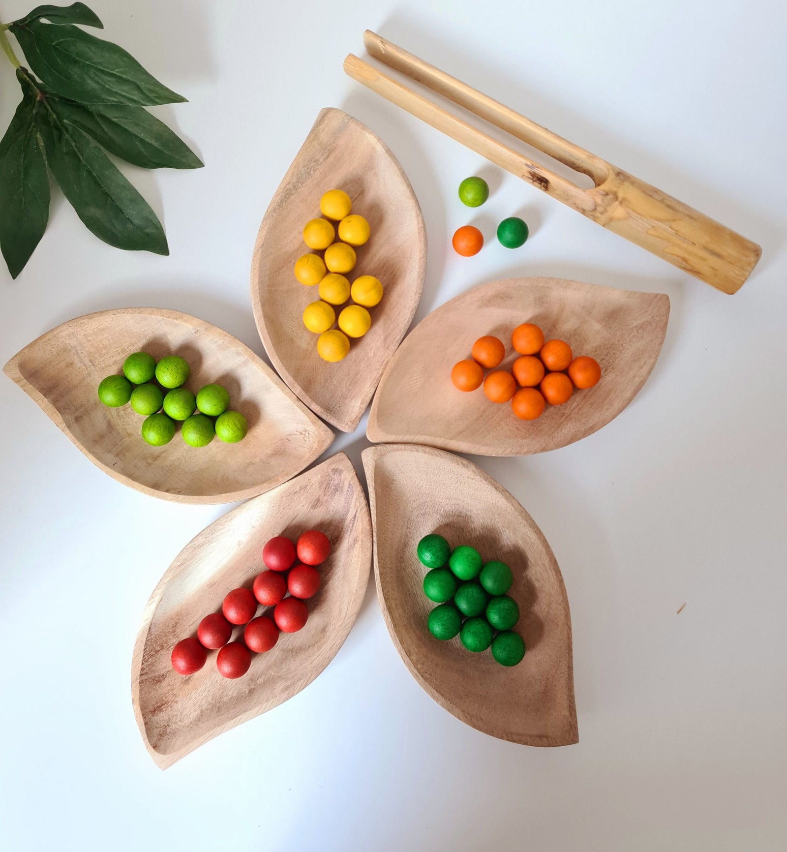 Leaf tray set of 5