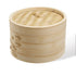 8 Inch Bamboo Steamer Set-2 Steamer Baskets With 1 Lid